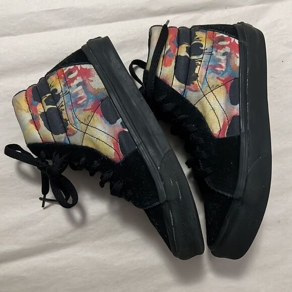 VANS GALAXY SUEDE‎ FLORAL SKATEBOARD SHOES SIZE SIZE 7.5 - Picture 3 of 6